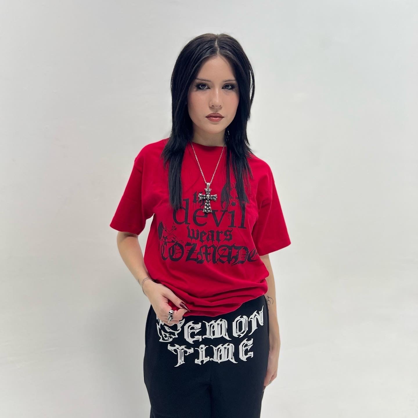 Devil Wears CozMade Red Tee