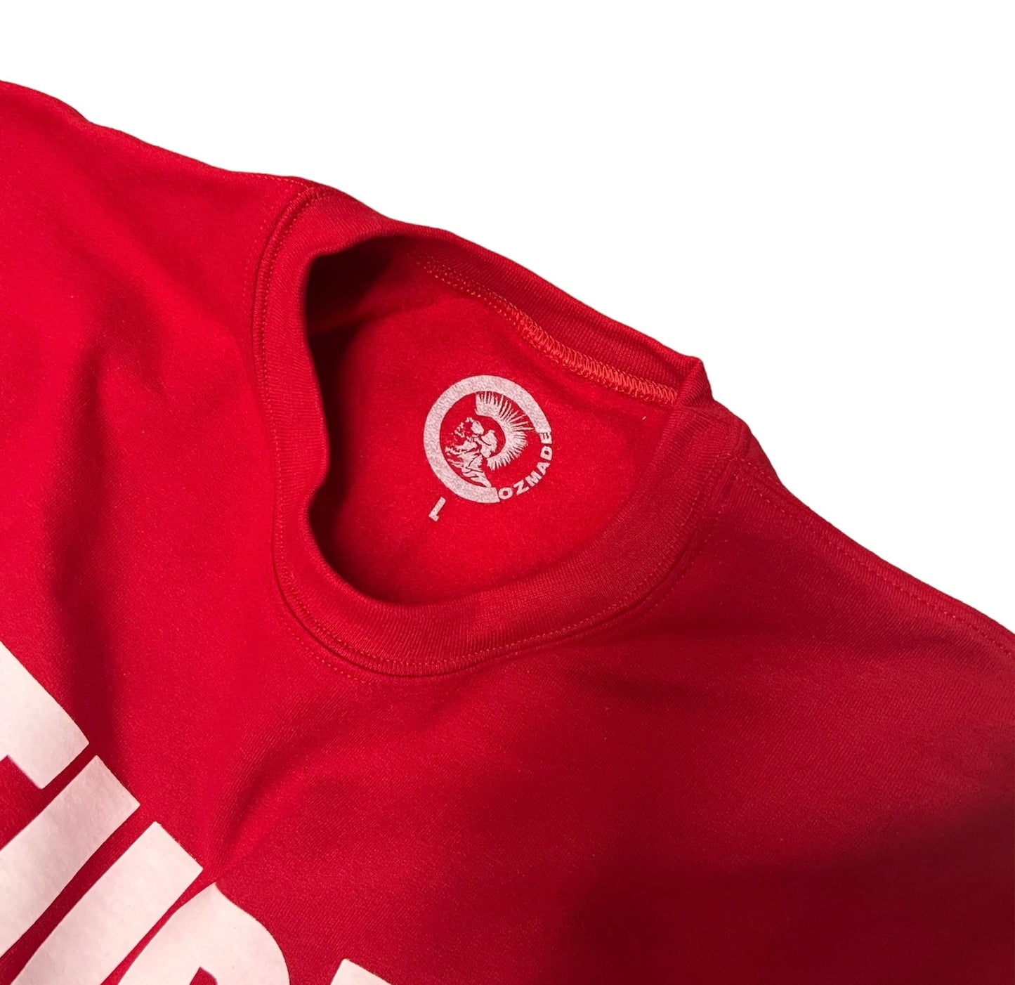 Stupid Mother Punker! Red Crewneck Sweater