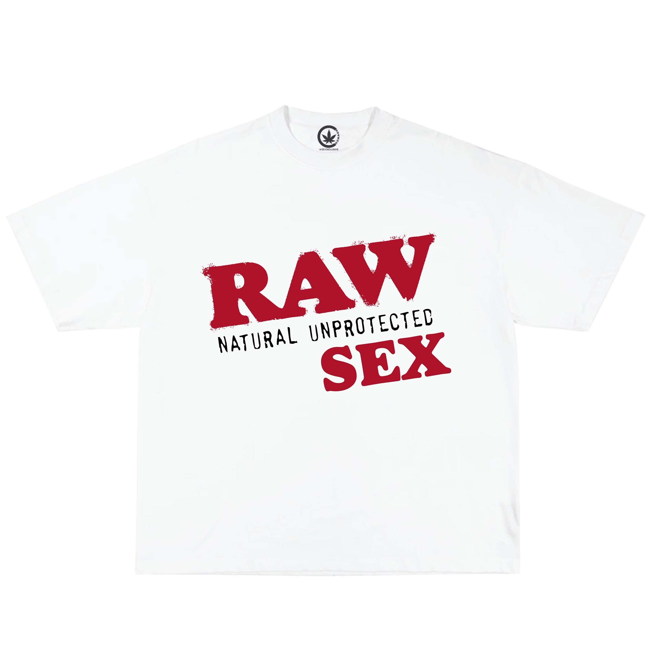 Raw Sex Tee (White) – cozmade