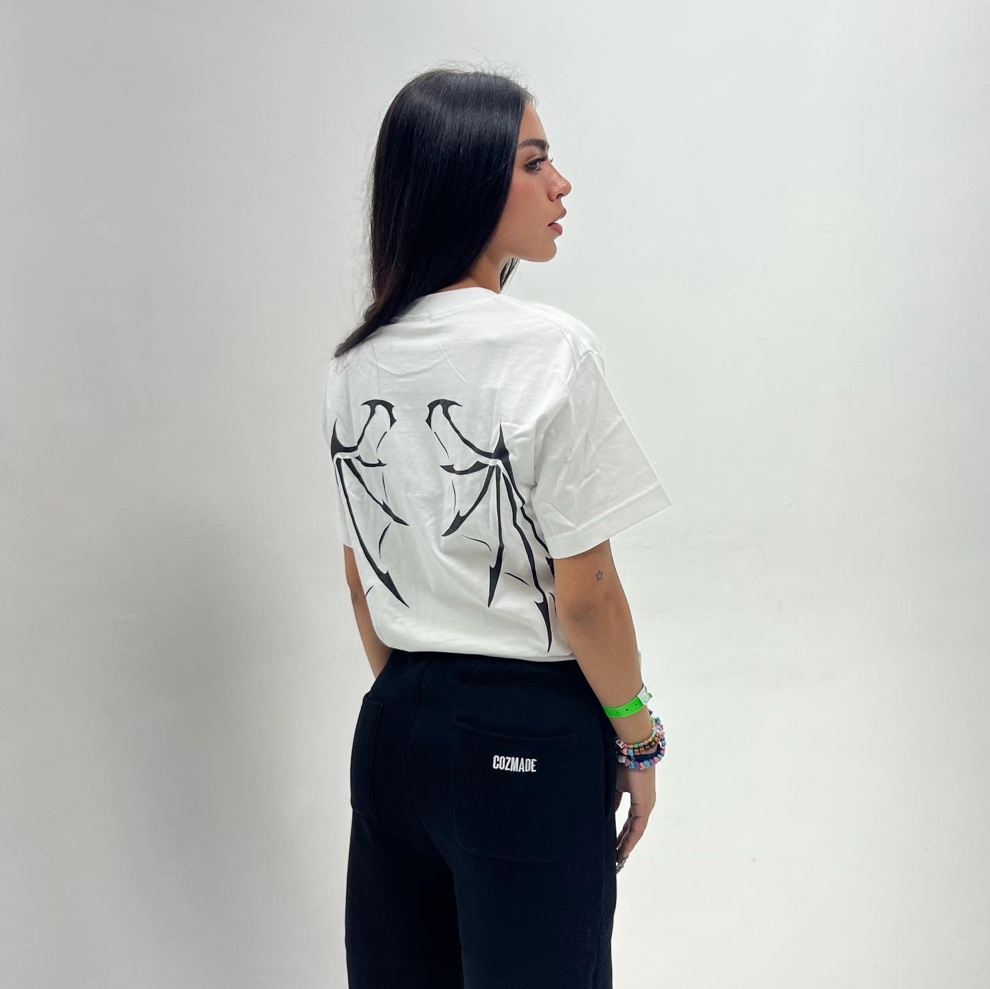 Devil Wears CozMade White Tee