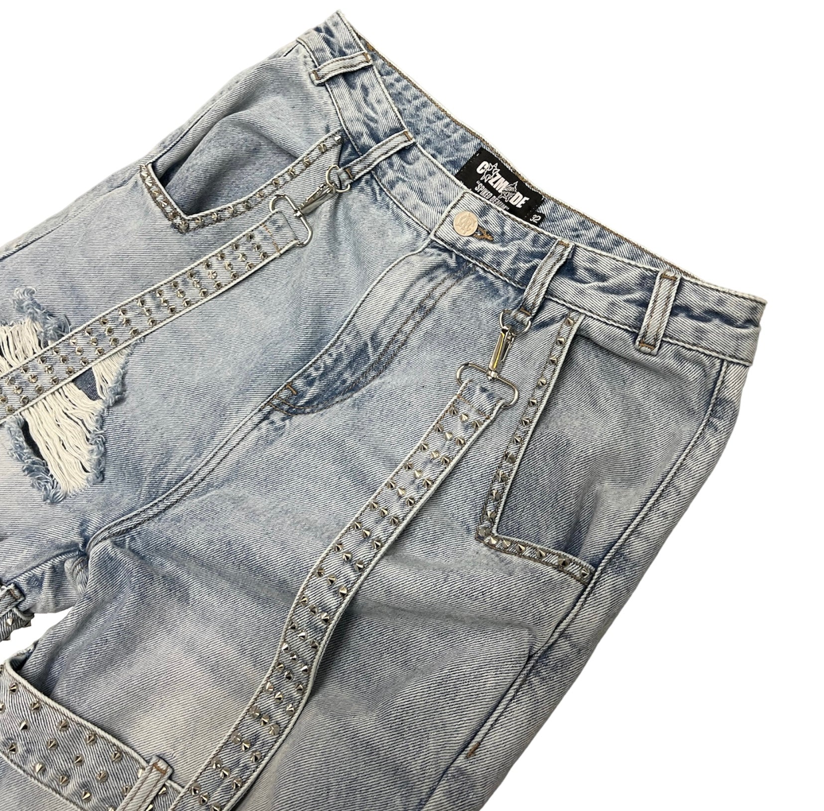Heavy Metal “Spiked Denim” Blue
