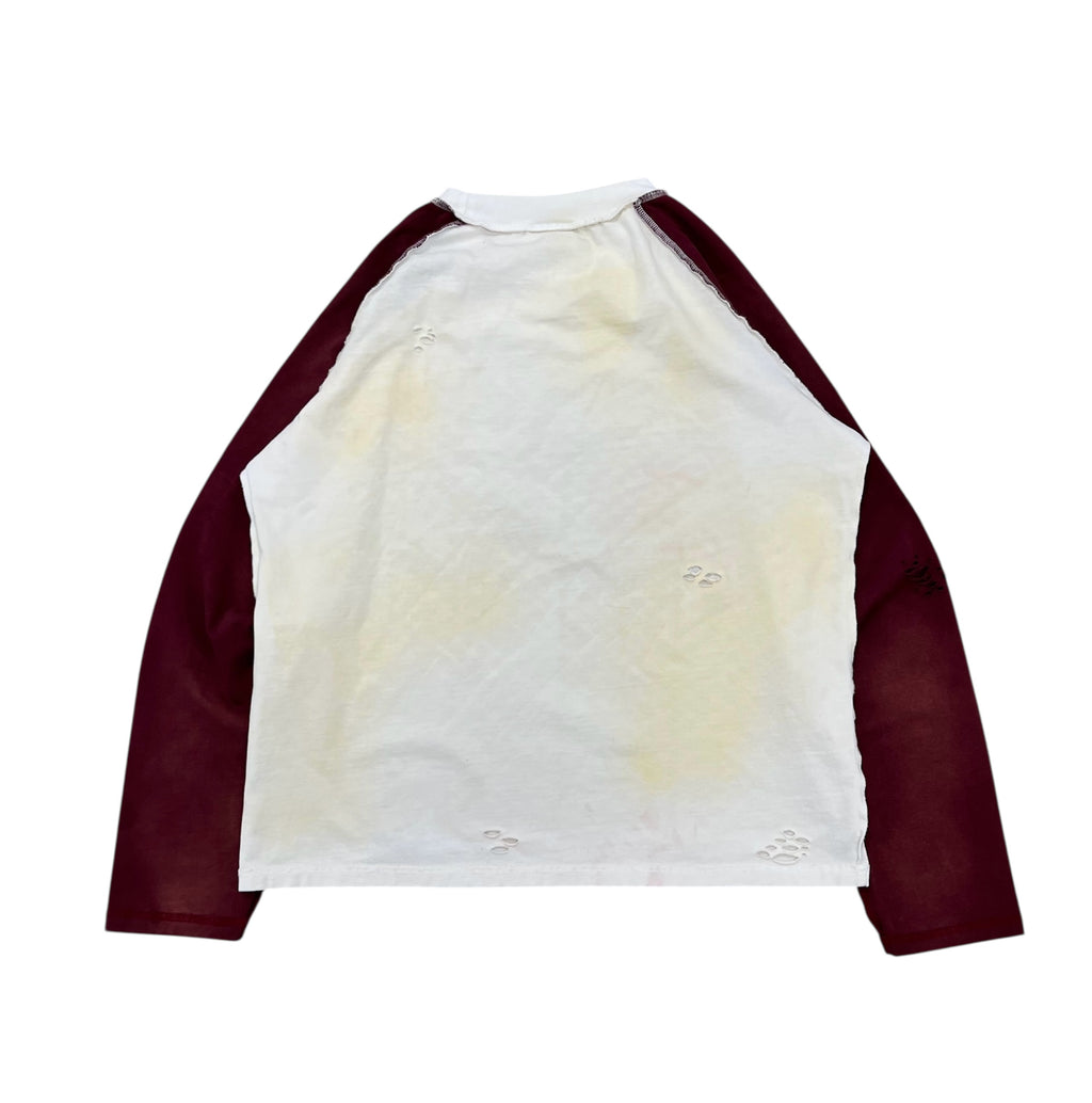 ‘Psychosis’ Long Sleeve in Burgundy