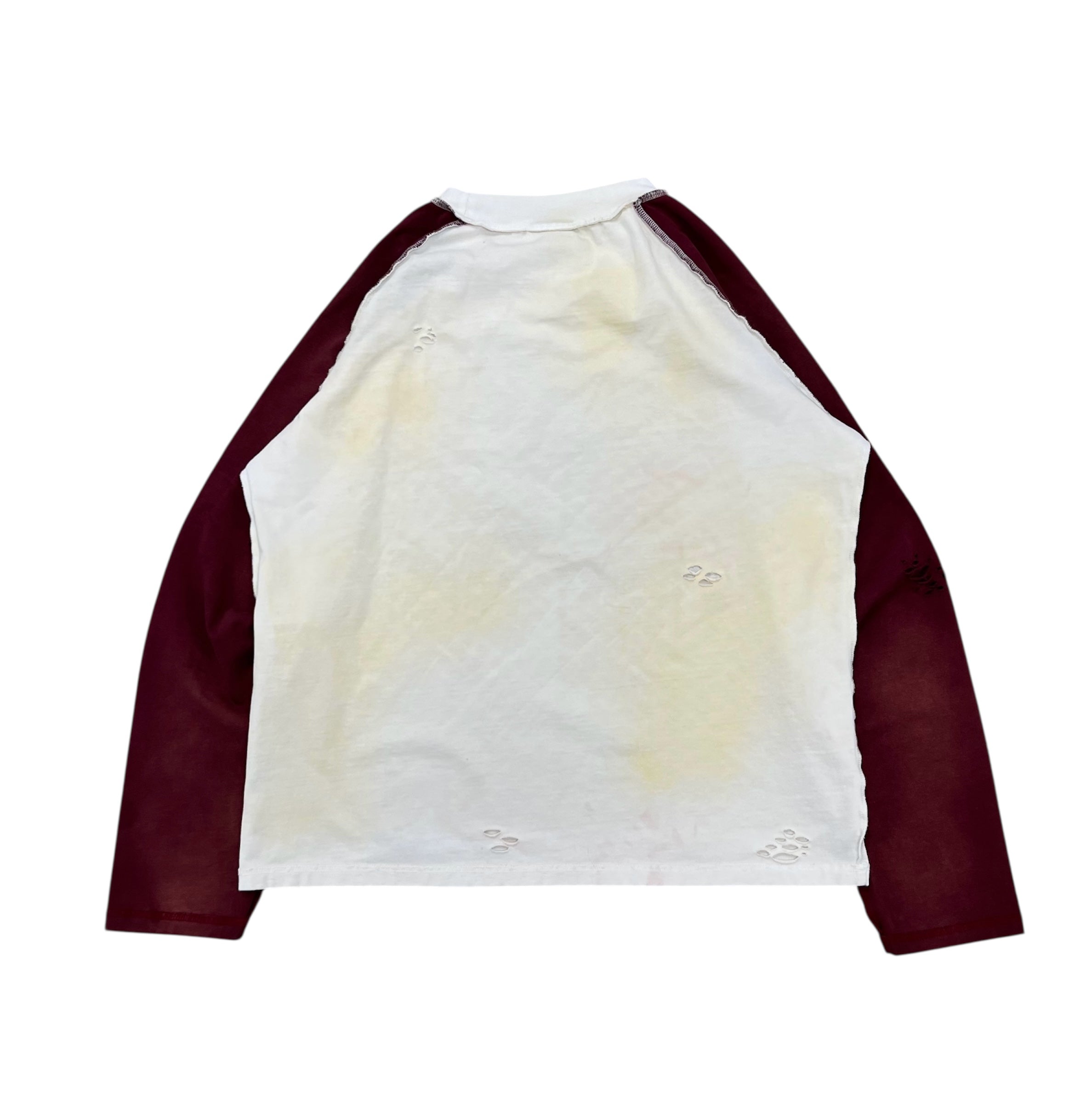 ‘Psychosis’ Long Sleeve in Burgundy