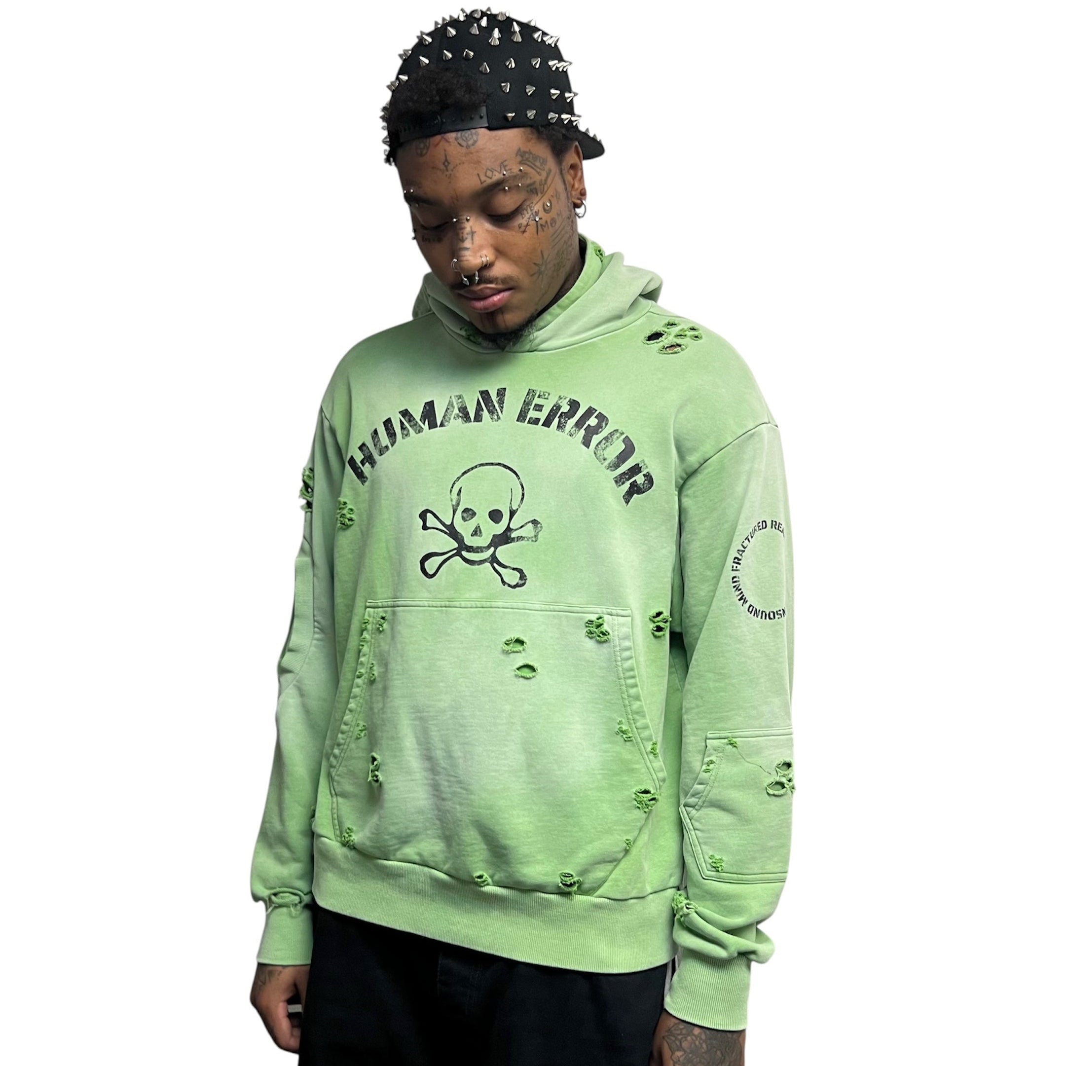 ‘Flawless’ Hoodie in Atomic Green