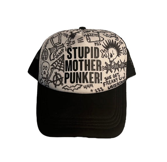 “Graffiti” Stupid Mother Punker! Trucker Hat