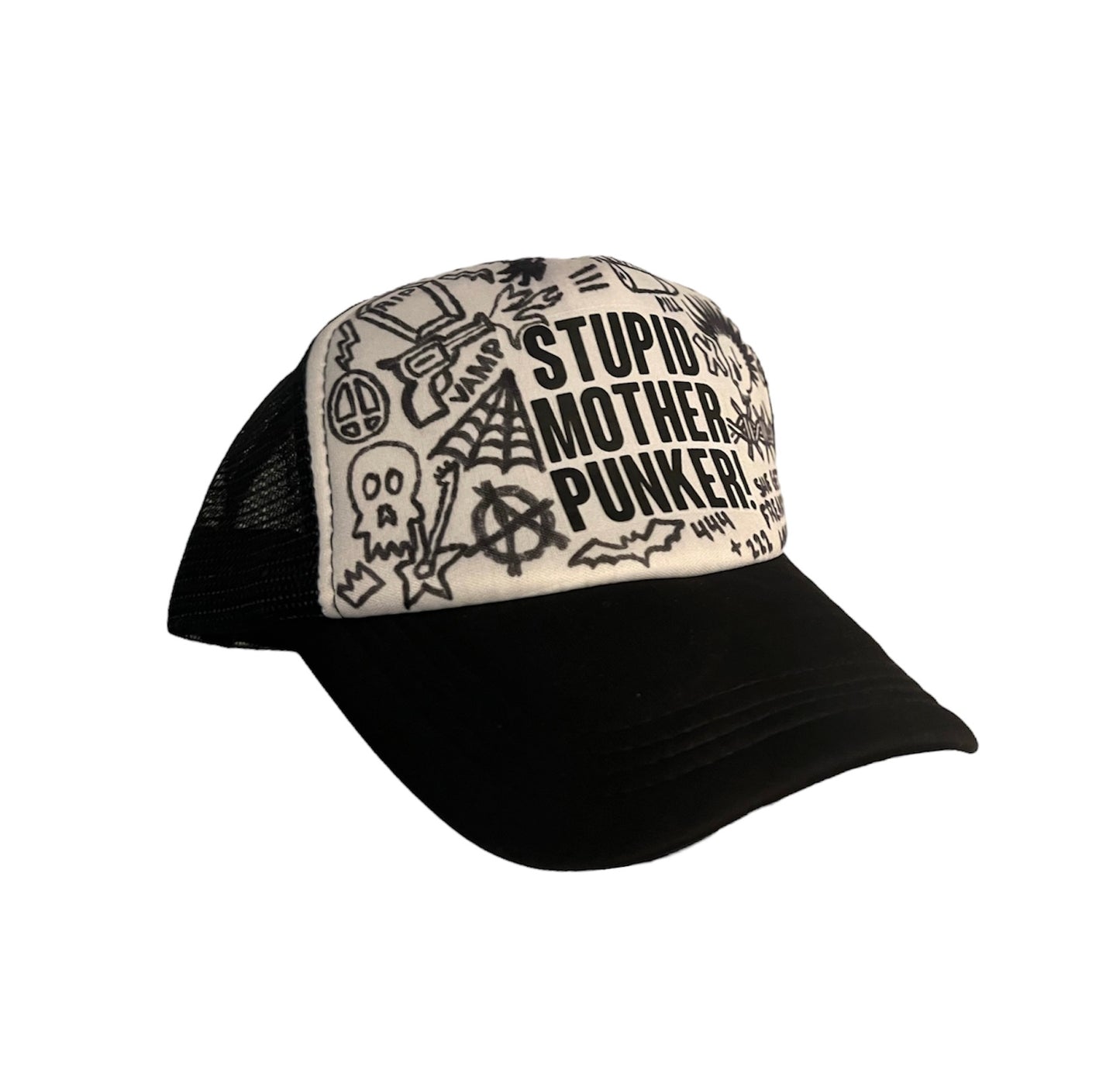 “Graffiti” Stupid Mother Punker! Trucker Hat